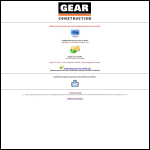 Screen shot of the Geard Construction Ltd website.