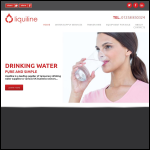 Screen shot of the Hunts Water Ltd website.