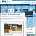 Screen shot of the WSI Webdesigners website.