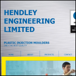 Screen shot of the Hendley Engineering Ltd website.