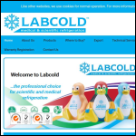 Screen shot of the Labcold Refrigeration website.