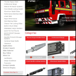 Screen shot of the Sliding Systems website.