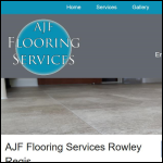 Screen shot of the Ajf Flooring Ltd website.