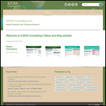 Screen shot of the Icera Consulting Ltd website.