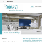 Screen shot of the Office Design & Projects Services website.