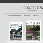 Screen shot of the County Life Publishing Ltd website.