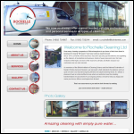 Screen shot of the Rochelle Cleaning Ltd website.