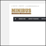 Screen shot of the Minibus Direct 4u Ltd website.