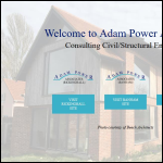 Screen shot of the Adam Power Associates Ltd website.
