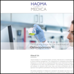 Screen shot of the Haomamedica Ltd website.