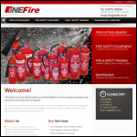 Screen shot of the NE Fire Extinguishers website.