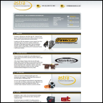 Screen shot of the Astra Ltd website.