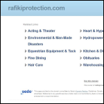 Screen shot of the Rafiki Protection Ltd website.