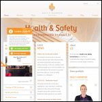 Screen shot of the Baily Garner (Health & Safety) Ltd website.