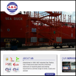 Screen shot of the Ang Trading Ltd website.