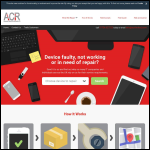 Screen shot of the Advance Computer Repairs Ltd website.