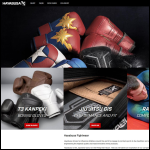 Screen shot of the First Strike Fightwear Ltd website.