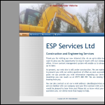 Screen shot of the ESP Services Ltd website.