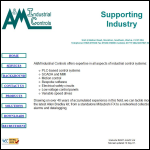 Screen shot of the A & M Industrial Controls Ltd website.