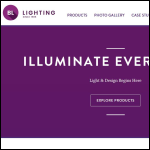 Screen shot of the Innovative Lighting Solutions Ltd website.