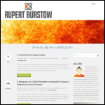Screen shot of the Rupert Burstow Ltd website.