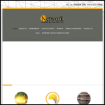 Screen shot of the Network Scaffold Services UK Ltd website.