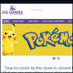 Screen shot of the Og Games Ltd website.