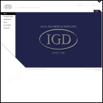 Screen shot of the D & G Fabrications Ltd website.
