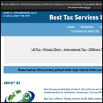 Screen shot of the Accounting & Taxation Solutions Ltd website.