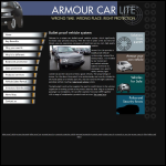 Screen shot of the Armourcar-lite website.