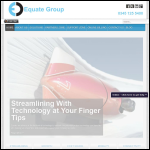 Screen shot of the Equate Group Ltd website.