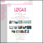 Screen shot of the Logax Ltd website.