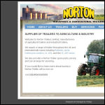 Screen shot of the Norton Trailers website.