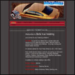 Screen shot of the Belle Vue Valeting website.