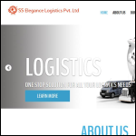 Screen shot of the Legence Logistics Ltd website.