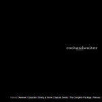 Screen shot of the Cook & Waiter Ltd website.