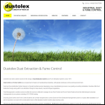 Screen shot of the Dustolex Ltd website.