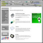 Screen shot of the LED Lighting Shop website.