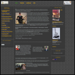 Screen shot of the Quality Bagpipes website.