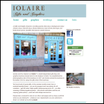 Screen shot of the Iolaire Photo:graphics website.