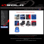 Screen shot of the SOLA Wet Suits & Leisure Wear Ltd website.
