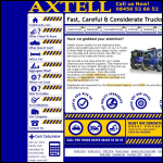Screen shot of the Axtell website.