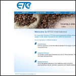 Screen shot of the Etco International Commodities Ltd website.