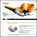 Screen shot of the Analysight Ltd website.