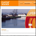 Screen shot of the Marine Safety Supplies Ltd website.