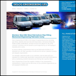 Screen shot of the Drelco Engineering Ltd website.