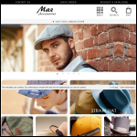 Screen shot of the Maz Accessories Ltd website.