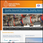 Screen shot of the Industrial Valves Ltd website.