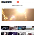 Screen shot of the 11 Little Films Ltd website.