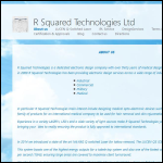 Screen shot of the R Squared Technologies Ltd website.